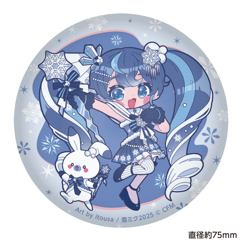 ぷにぷに缶バッジ 初音ミク itousa ver.