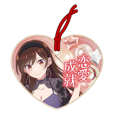 彼女、お借りします 描き下ろし絵馬風ストラップ ドレスver. / 水原千鶴