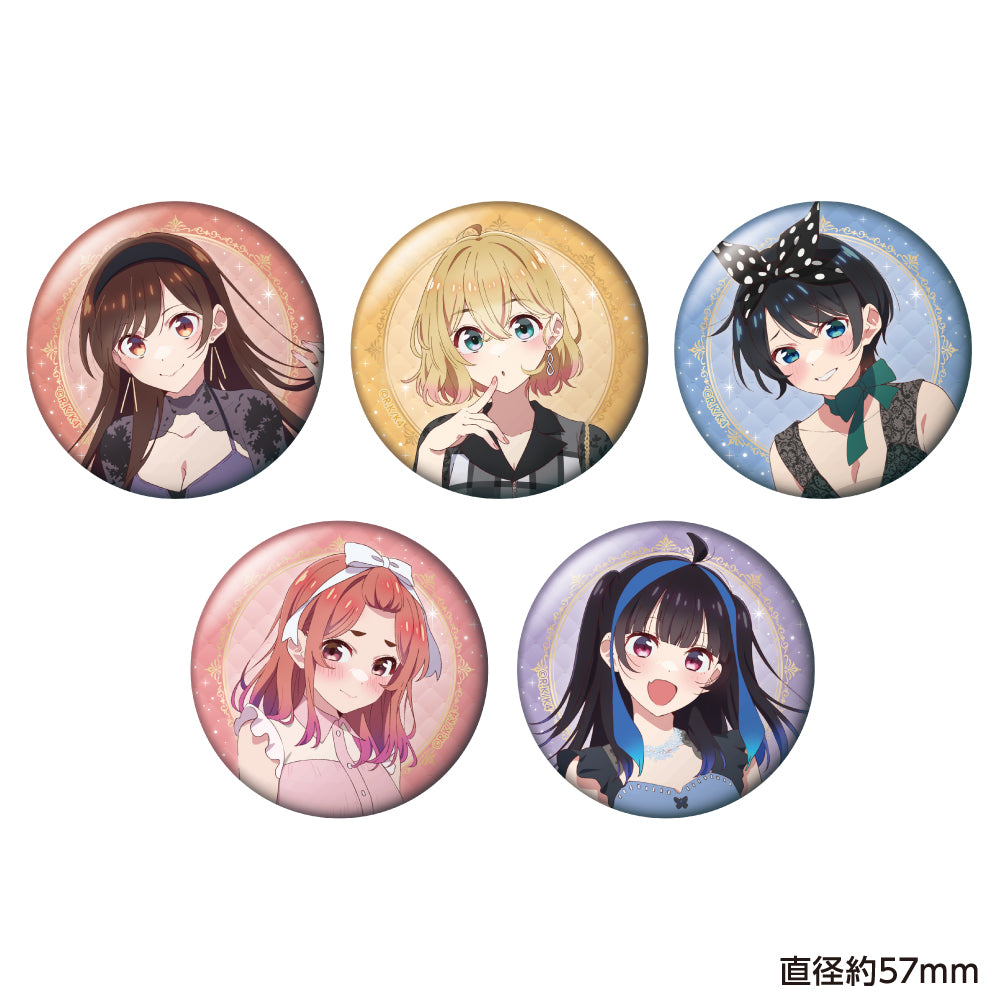 描き下ろしトレーディング缶バッジ ドレスver.