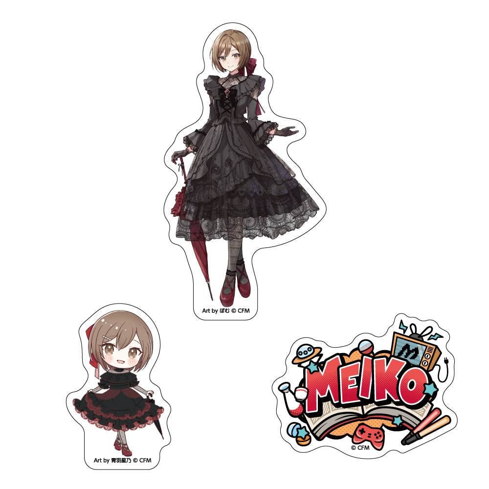 ステッカー3枚セット akiba culture fashion / MEIKO