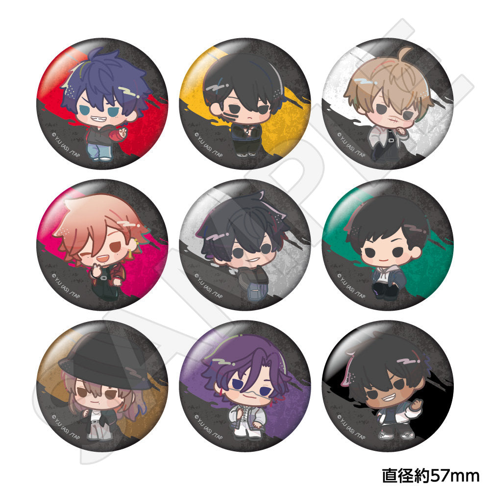 トレーディングちびキャラグリッター缶バッジ(BOX)