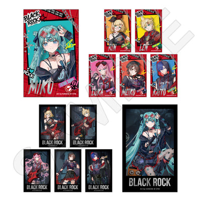 初音ミク トレーディング箔押しチェキ風カード バンドver. (単品)