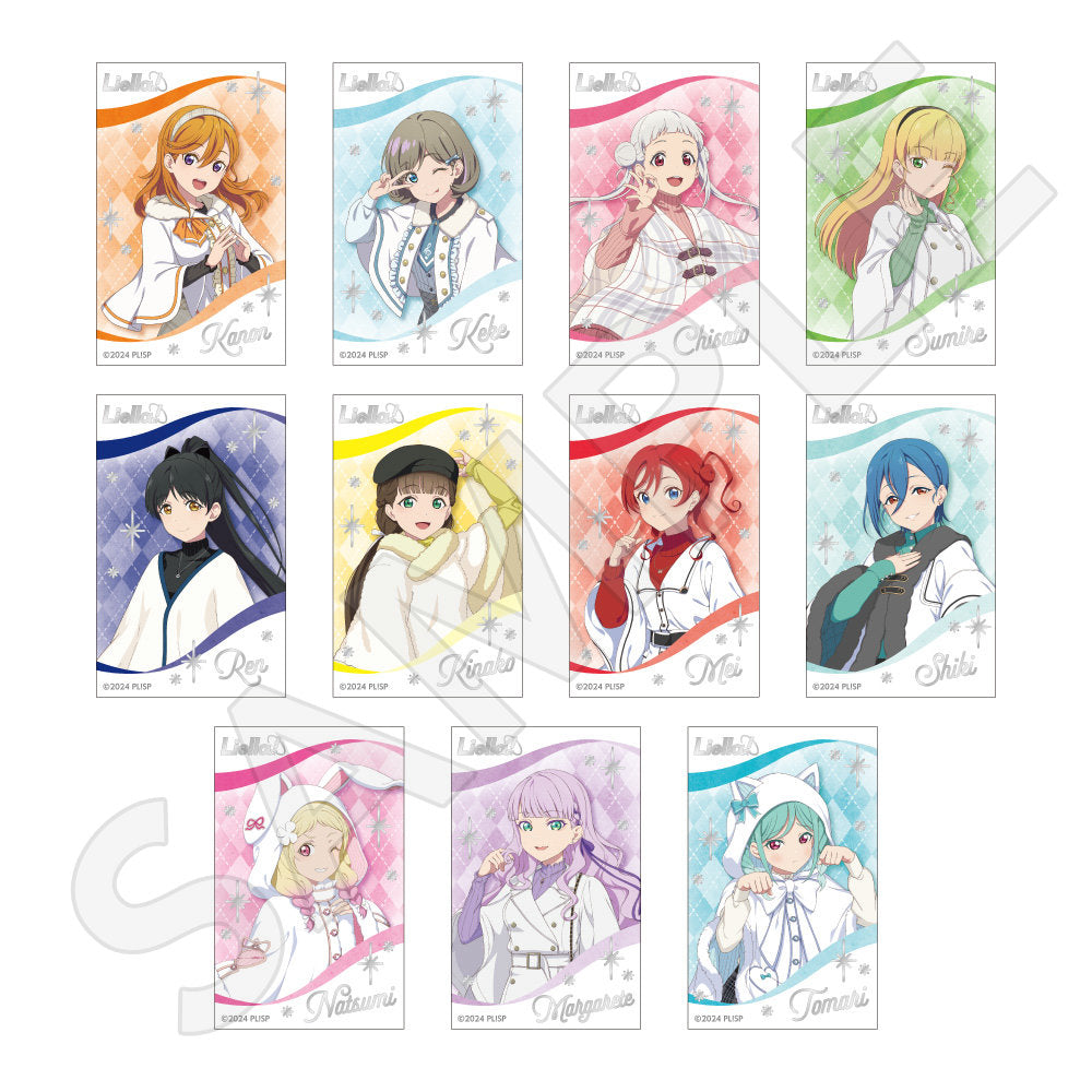 トレーディング箔押しミニフォトカード ホワイトポンチョver.(BOX)