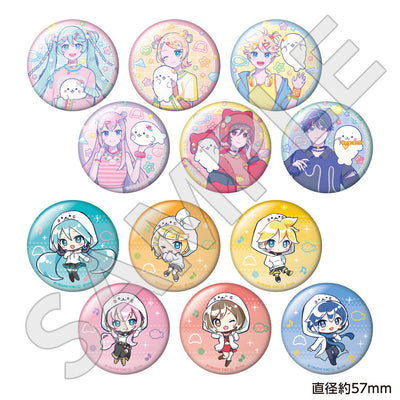 しろたん×初音ミク 第2弾 トレーディングホログラム缶バッジ(単品)