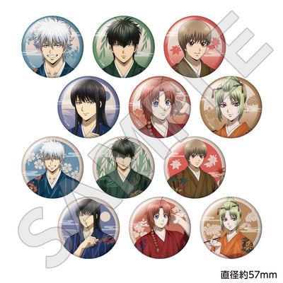 新劇場版 銀魂 -吉原大炎上- トレーディング缶バッジ 着物ver. (単品)
