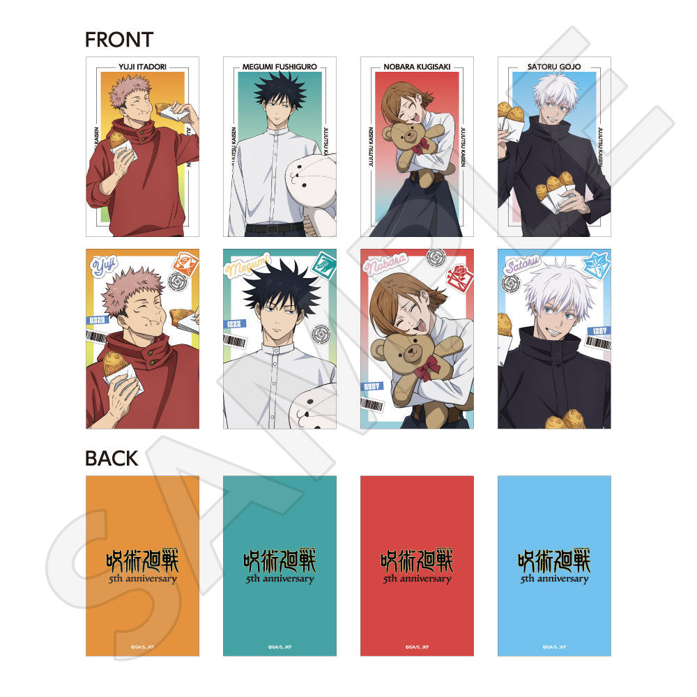アニメ『呪術廻戦』5周年 描き下ろしトレーディングホログラムミニフォトカード GiGOコラボ2026ver. (BOX)