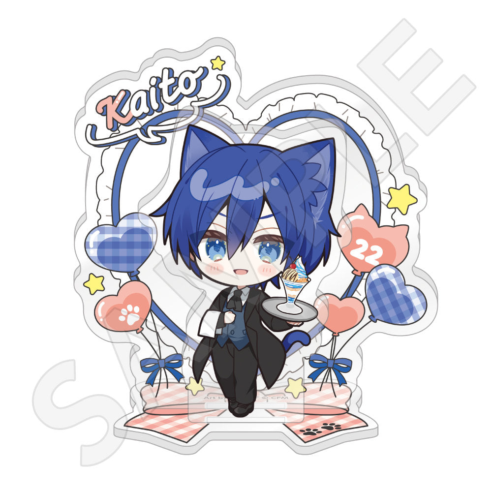 ちびキャラアクリルジオラマ 猫耳カフェver. KAITO