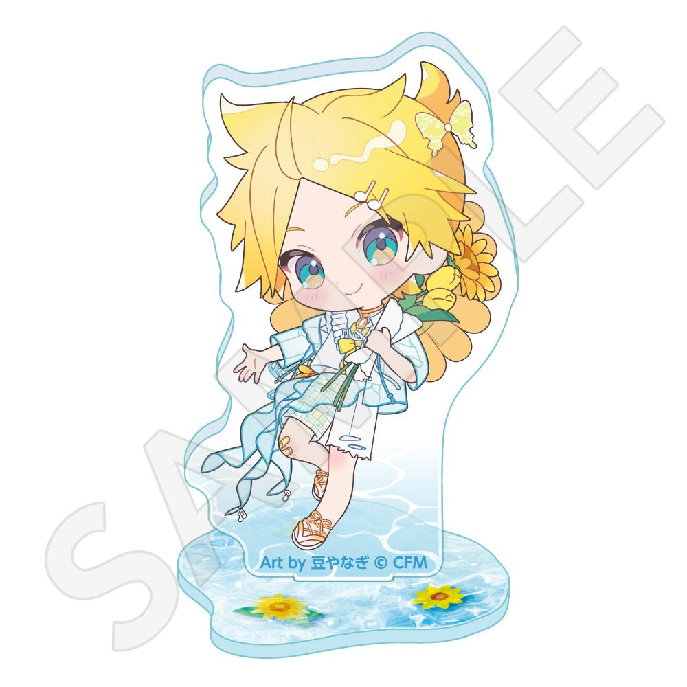 湖面アクリルスタンド 鏡音レン 豆やなぎ ver.