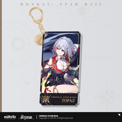 崩壊:スターレイル 立ち絵シリーズ アクリルストラップ 巡狩運命 トパーズ