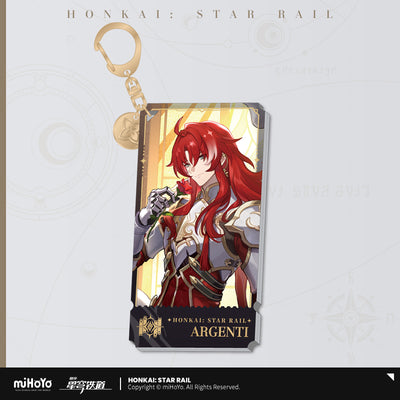 崩壊:スターレイル 立ち絵シリーズ アクリルストラップ 知恵運命 アルジェンティ