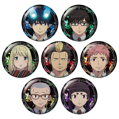 青の祓魔師 島根啓明結社篇 トレーディンググリッター缶バッジ(BOX)