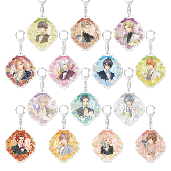 BROTHERS CONFLICT 描きおろしトレーディングラメ入りアクリルキーホルダー