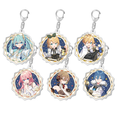 初音ミク Xmas SHOP 2023 トレーディング ラメ入りアクリルキーホルダー(単品)