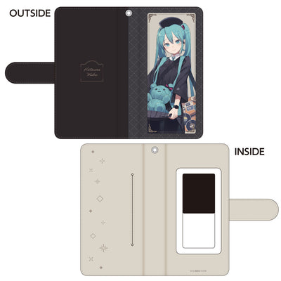 初音ミク×SOLWA 手帳型スマートフォンケース Art by 黒星紅白