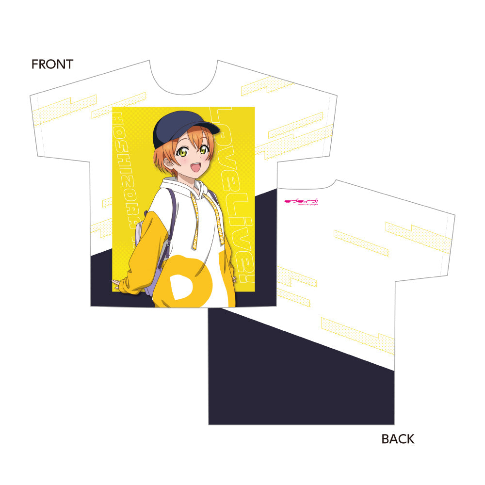 描き下ろしフルグラフィックTシャツ / 星空凛