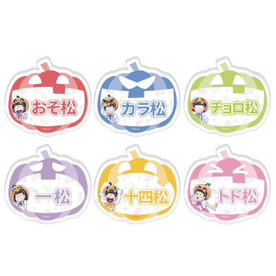 おそ松さん トレーディングおなまえバッジ かぼちゃver. (BOX)
