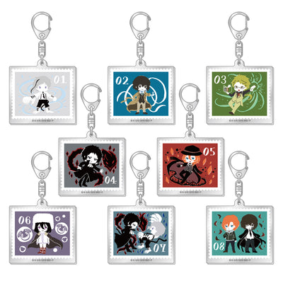 文豪ストレイドッグス トレーディングスタンプアクリルキーホルダー(BOX)