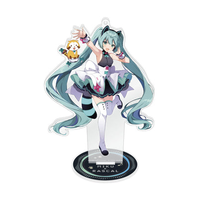 初音ミク×ラスカル2022 スタンド付きアクリルキーホルダー 【初音ミク】