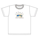 しろたん × はぴだんぶい Tシャツ / あひるのペックル