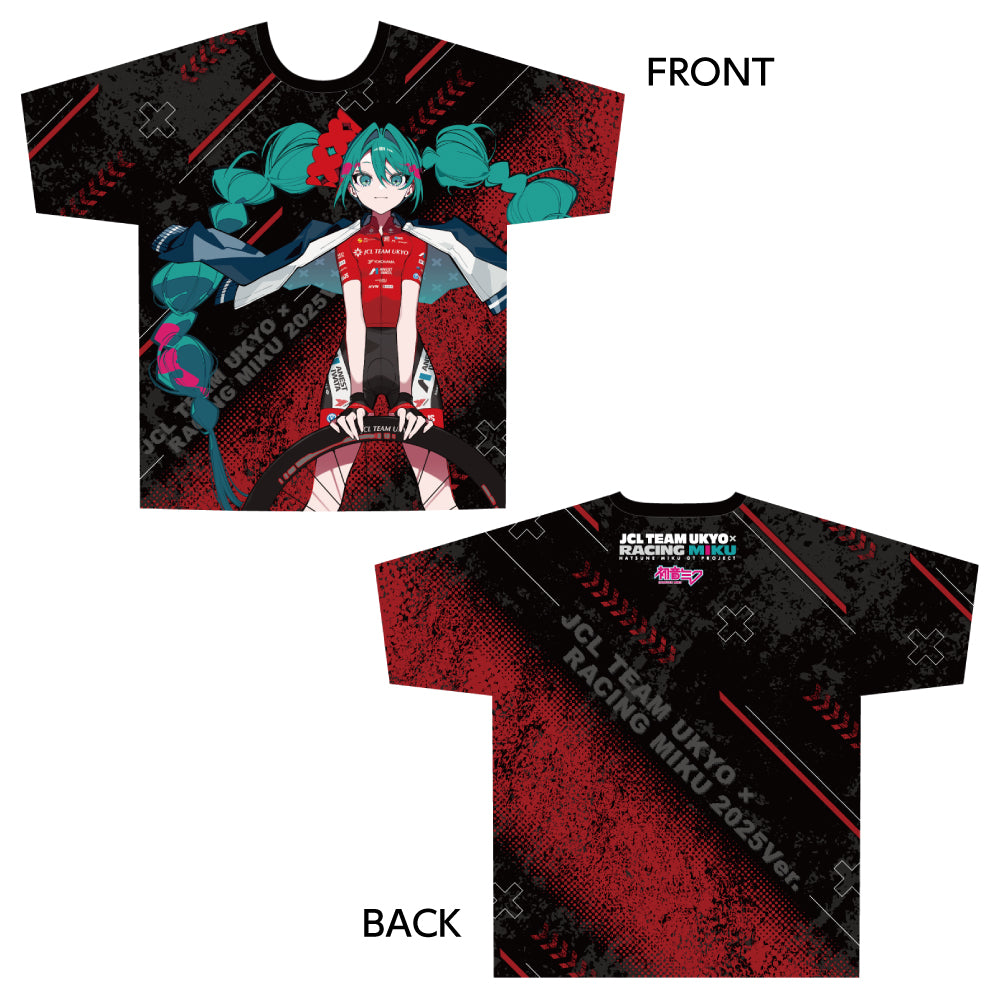 レーシングミク 2025 JCL TEAM UKYO 応援Ver. フルグラフィックTシャツ（Mサイズ）