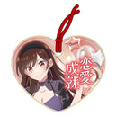 彼女、お借りします 描き下ろし絵馬風ストラップ ドレスver. / 水原千鶴