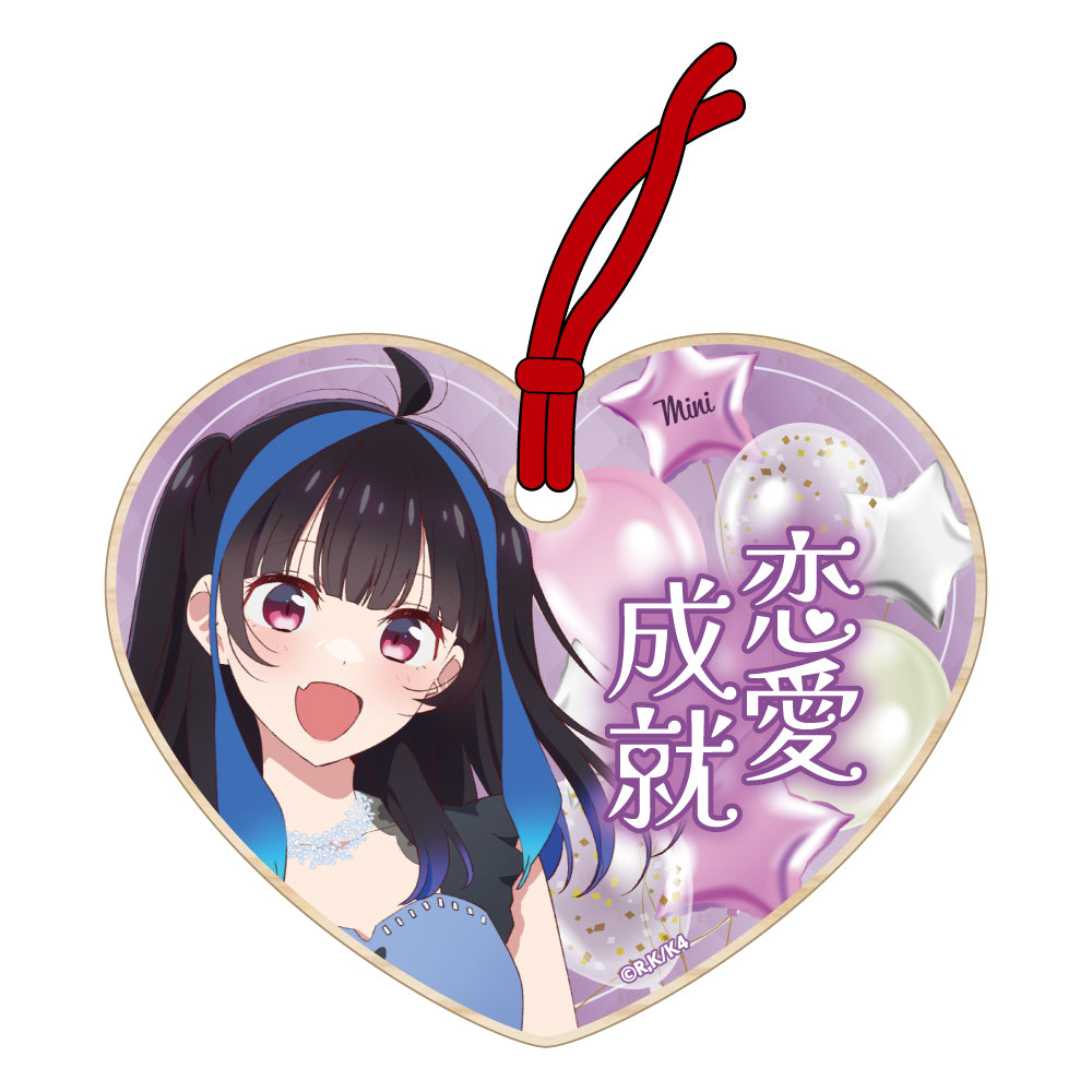  描き下ろし絵馬風ストラップ ドレスver. / 八重森みに