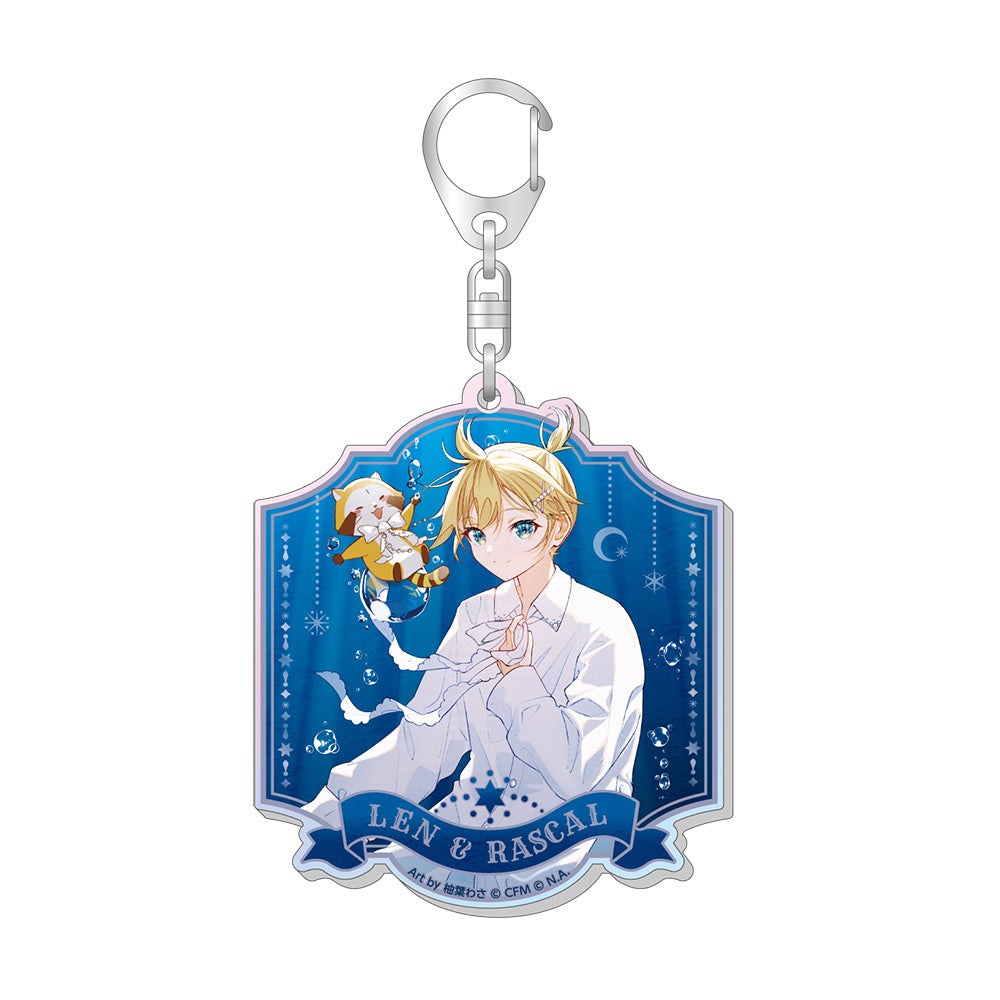  オーロラアクリルキーホルダー / 鏡音レン