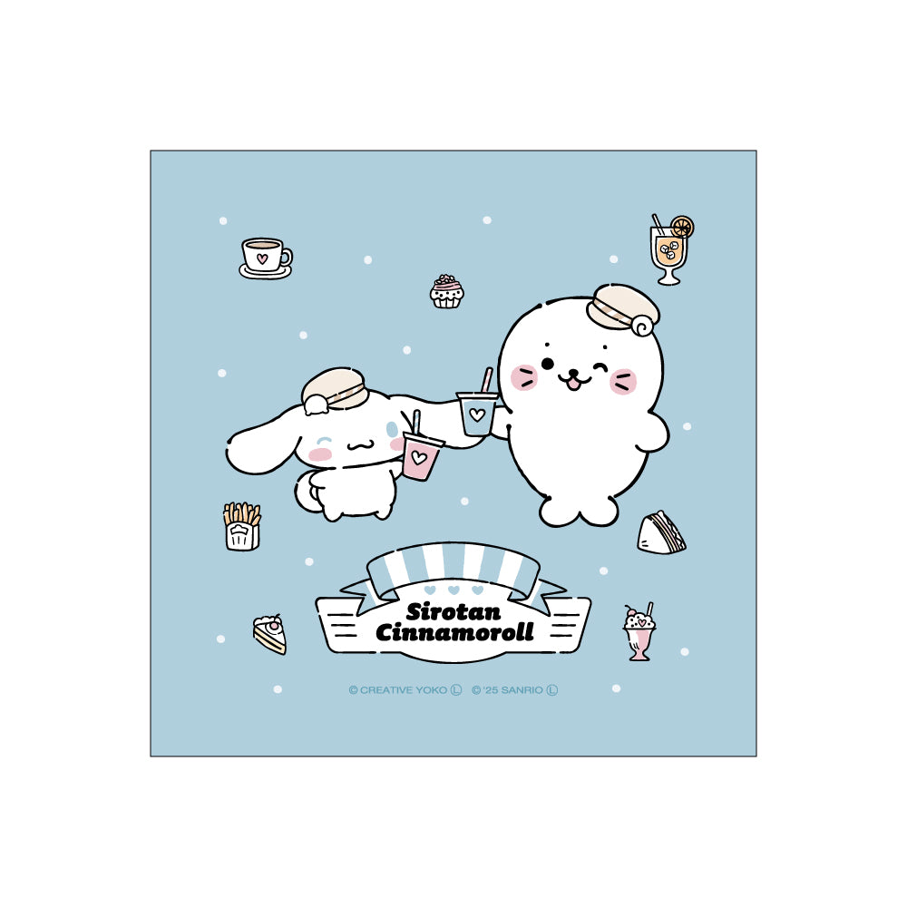 しろたん × サンリオキャラクターズ vol.3　ハンドタオル / しろたん×シナモロール