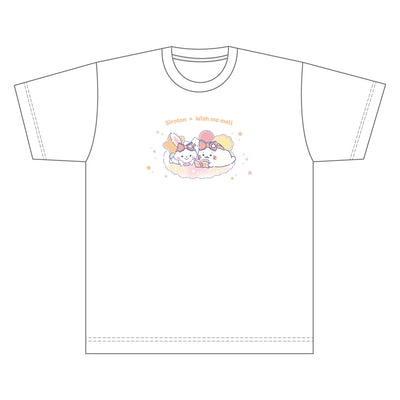 しろたん × サンリオキャラクターズ vol.3　Tシャツ / しろたん×ウィッシュミーメル