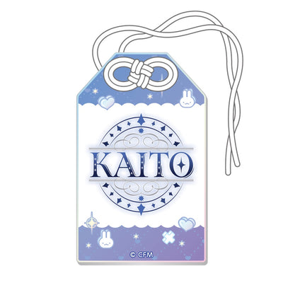 初音ミク 秋葉原フェスティバル2025 お守り風オーロラアクリルストラップ コンセプトカフェver. / KAITO
