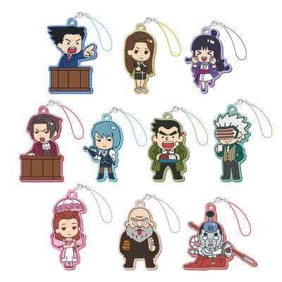 逆転裁判×いらすとや トレーディングラバーストラップ (単品)