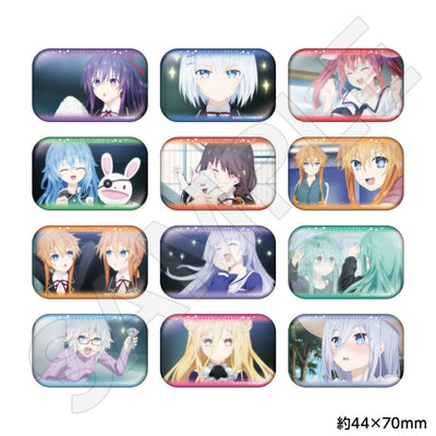 デート・ア・ライブV トレーディング場面写スクエア缶バッジ (単品)