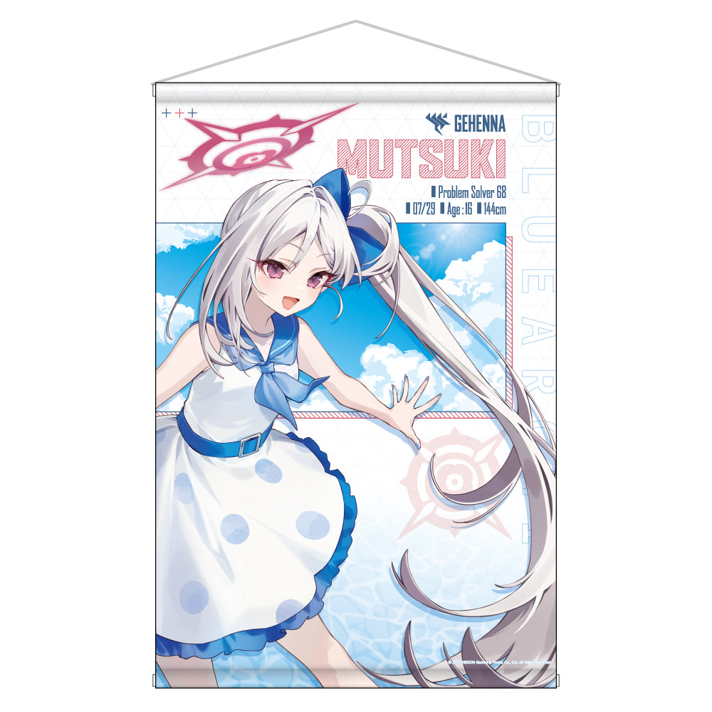  ブルーアーカイブ -Blue Archive- 描き下ろしB2タペストリー 4.5th Anniversary POP UP STORE / ムツキ