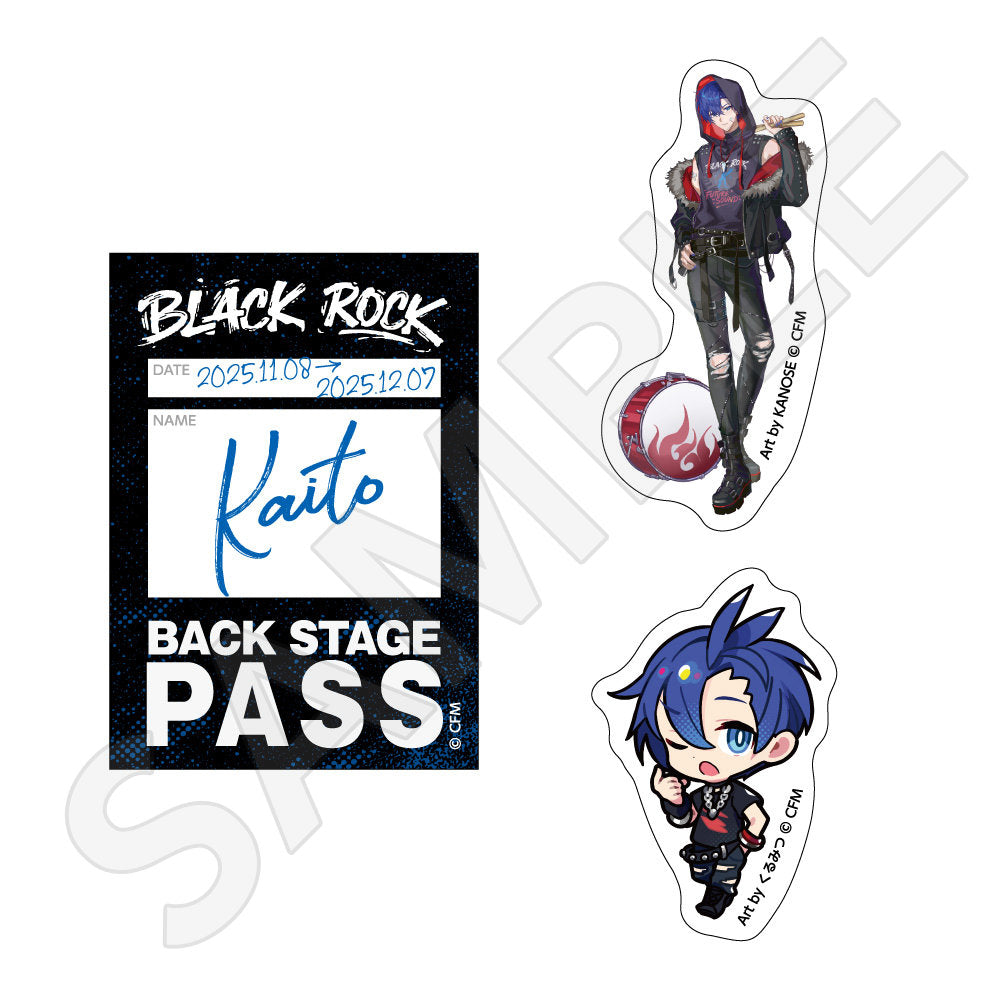  ステッカー3枚セット バンドver. KAITO