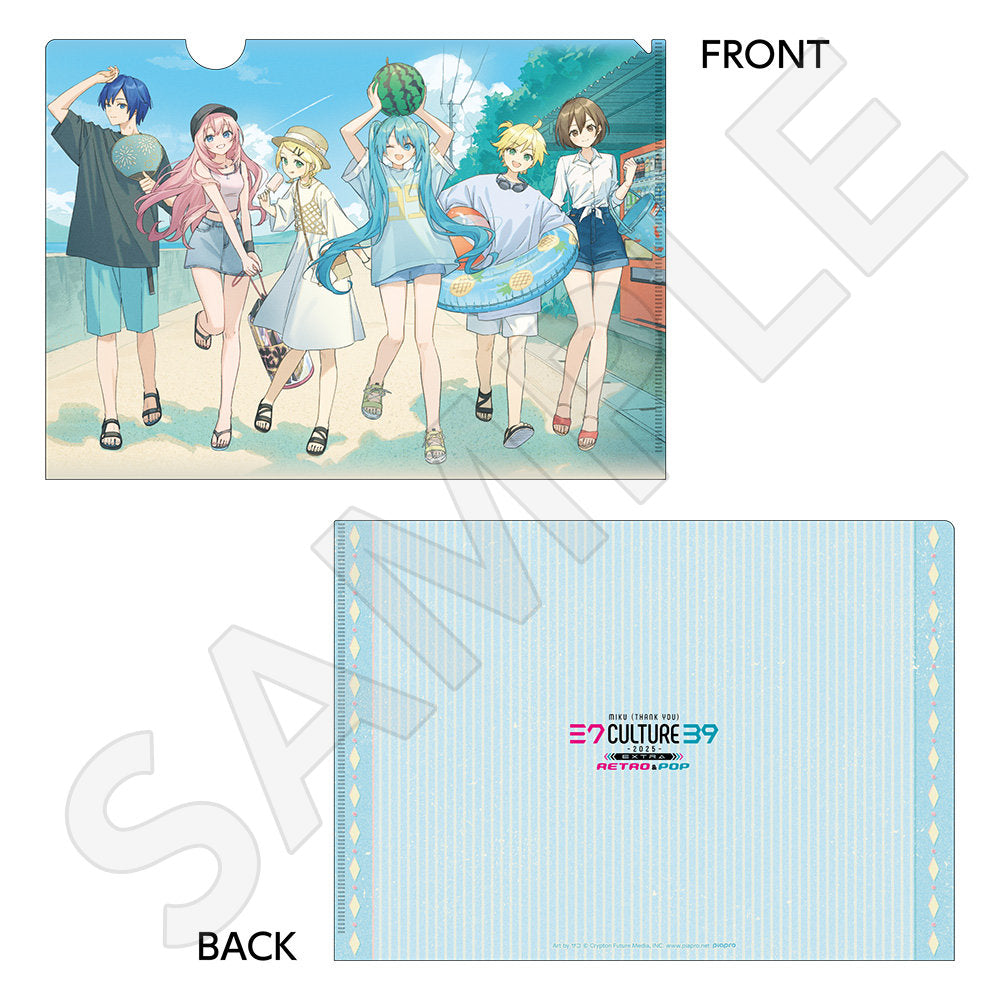 39Culture 2025 EXTRA RETRO クリアファイル