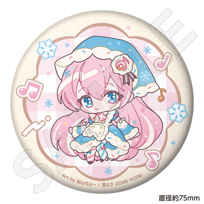 SNOW MIKU 2026 ぷにぷに缶バッジ 巡音ルカ 前山ちぇ～ ver.