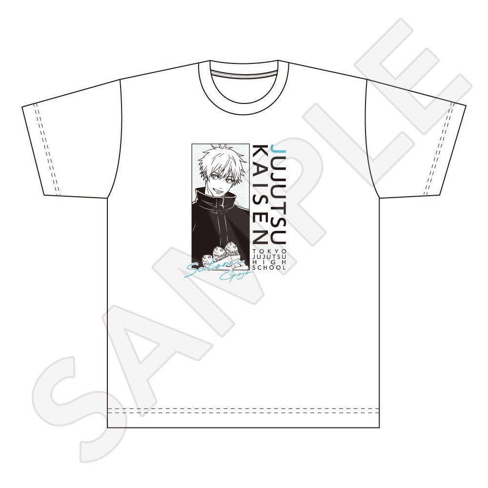 アニメ『呪術廻戦』5周年 描き下ろしTシャツ GiGOコラボ2026ver. ／五条悟（Mサイズ）