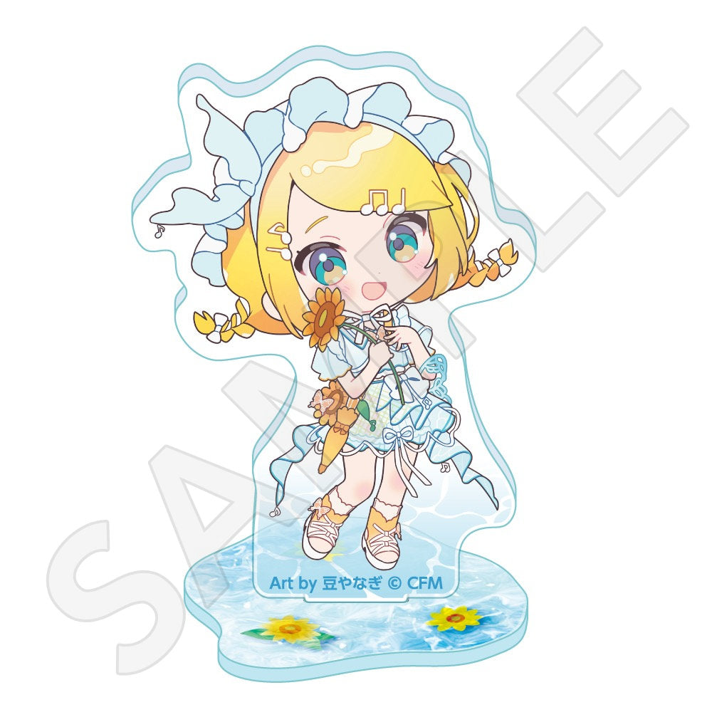  湖面アクリルスタンド 鏡音リン 豆やなぎ ver.