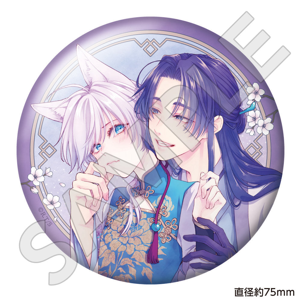  おっきめホログラム缶バッジ / 藍月＆天耀