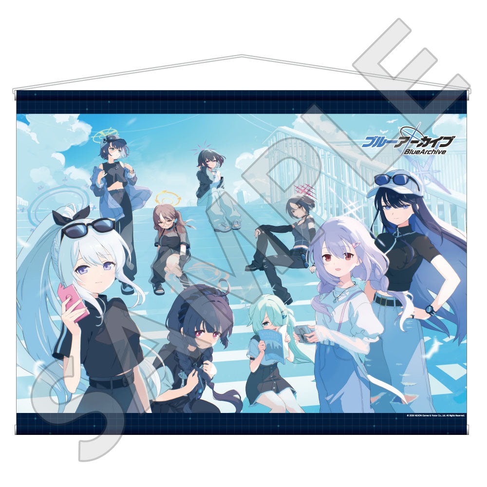  ブルーアーカイブ -Blue Archive- 描き下ろしB1タペストリー 5.5th Anniversary POP UP STORE