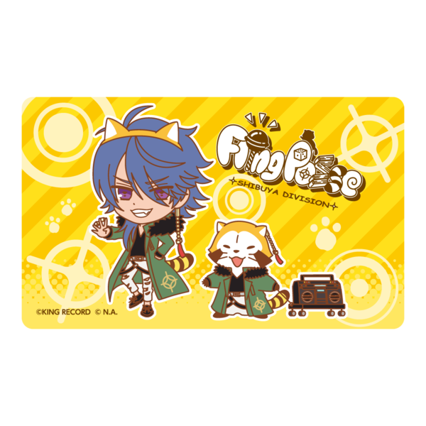 ヒプノシスマイク×ラスカル　光るICカードステッカー【有栖川 帝統 ver.】