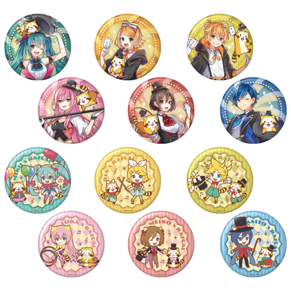 初音ミク×ラスカル2019　おっきめ缶バッジコレクション（BOX）