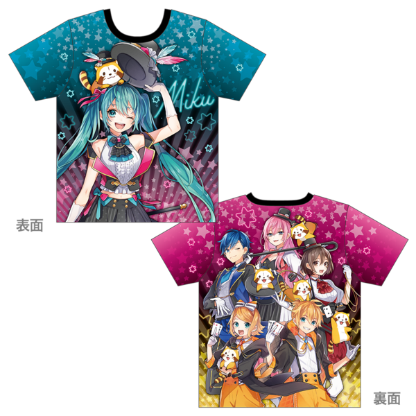 初音ミク×ラスカル2019　フルグラフィックTシャツ