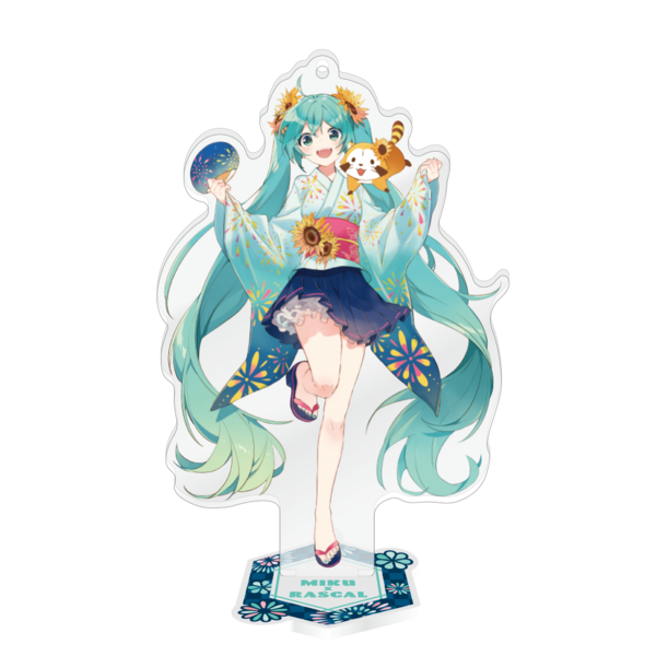 スタンド付きアクリルキーホルダー　【初音ミク】