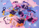初音ミク ドン・キホーテフェア 2024 ラメ入りアクリルキーホルダー kawaii fashion / MEIKO