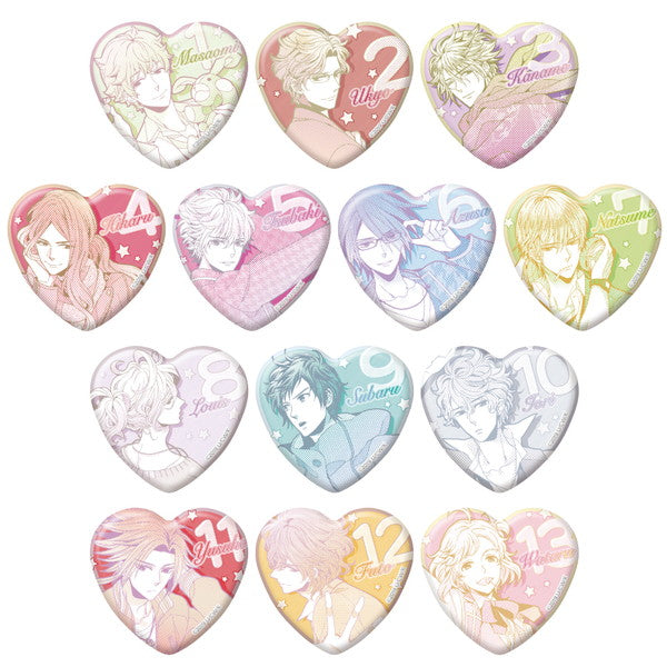BROTHERS CONFLICT　トレーディングハート缶バッジ（BOX）