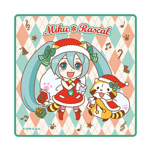 初音ミク×ラスカル2020冬　ハンドタオル