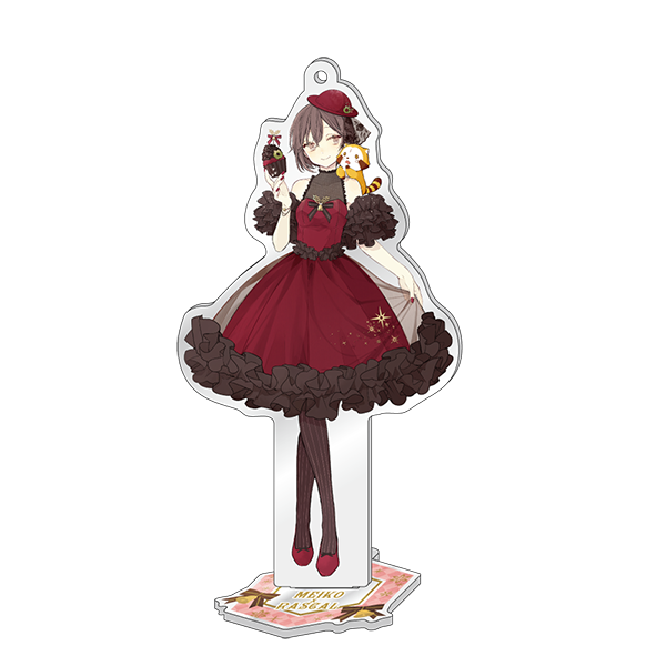 初音ミク×ラスカル2020冬　スタンド付きアクリルキーホルダー　【MEIKO】