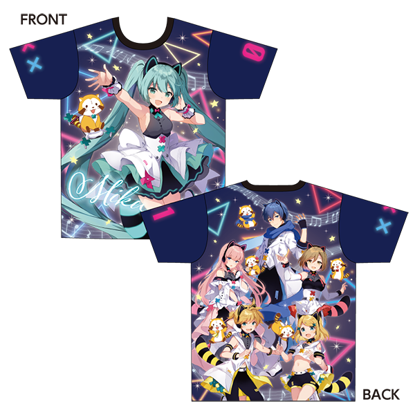 初音ミク×ラスカル2022　フルグラフィックTシャツ　Mサイズ