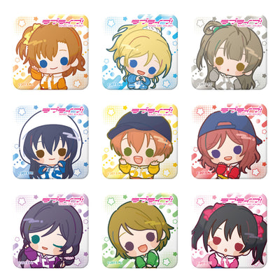 ラブライブ！ トレーディングちびキャラスクエア缶バッジ（単品）